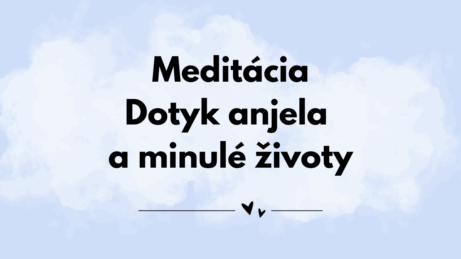 meditácia dotyk anjela